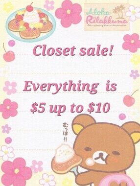 Huge Closet Sale!